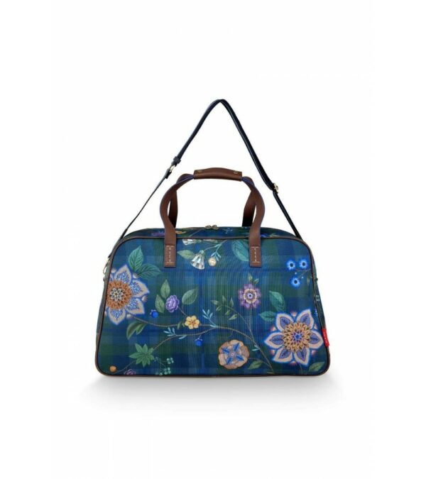 TOVY WEEKEND BAG MEDIUM FLORES FELICES DARK BLUE