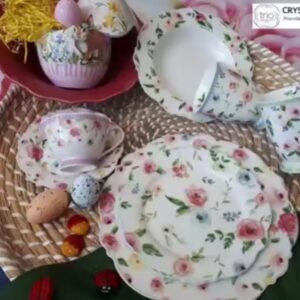 Σετ Σερβίτσιο φαγητού 18 τμχ Primavera- Cryspo Trio