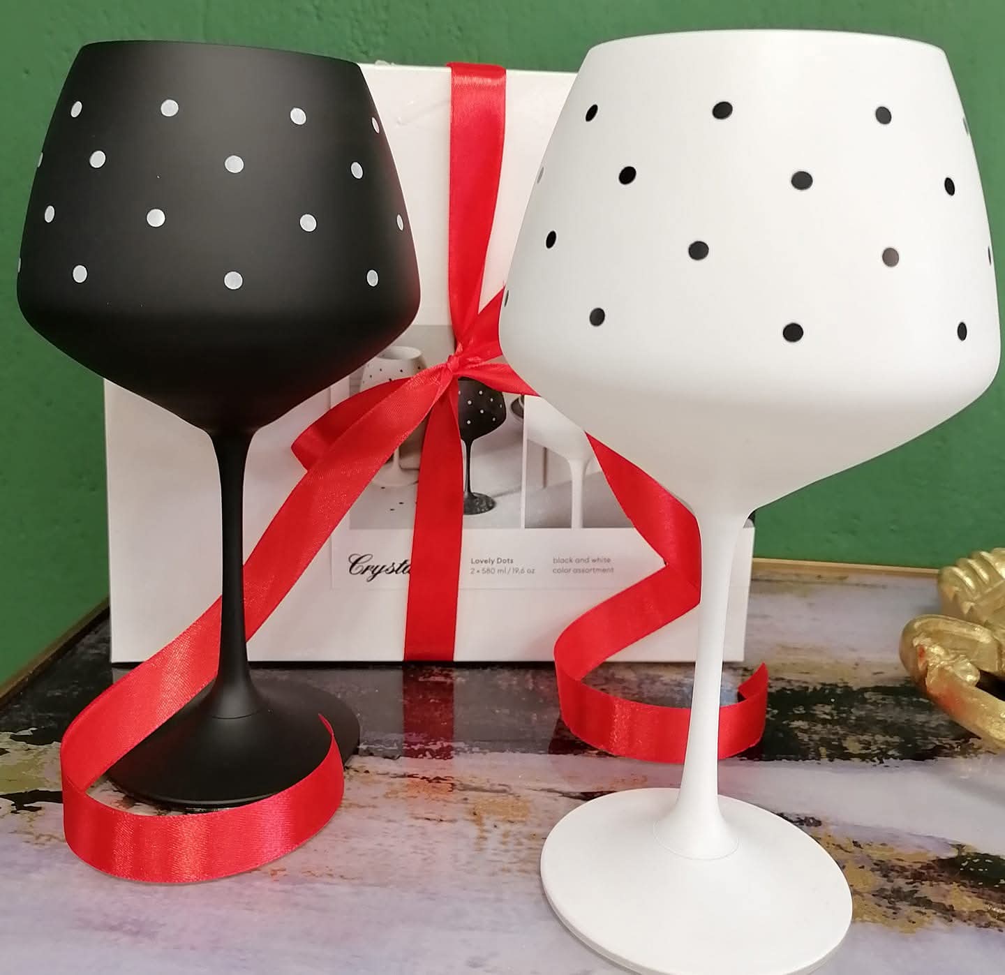40753580 Σετ 2 Ποτήρια Κρασιού 580ml από Οικολογικό Κρύσταλλο