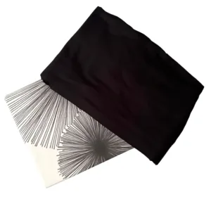 Σετ Σεντόνια Υπέρδιπλα Βαμβακερά Wind Digital Print Λευκό-Μαύρο – Borea