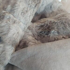 Κουβερτοπάπλωμα Γούνα Γκρί Υπέρδιπλη - Giorgio Home