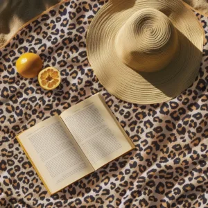 Πετσέτα Θαλάσσης Cheetah Brown (80×160) Nef-Nef Homeware
