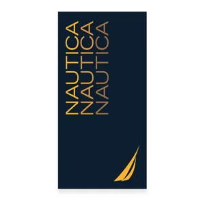 Πετσέτα Θαλάσσης Nau Dynamic Blue (80×160) Nef-Nef Homeware