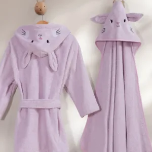 Βρεφική Κάπα Mon Petit Jardin Lilac (75×75) – Nef Nef
