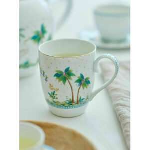 Κούπα από Πορσελάνη Dots Gold Blue 350ml - PiP Studio