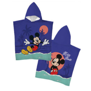 Παιδικό Πόντσο Θαλάσσης Microfiber Mickey (55×100) - Borea