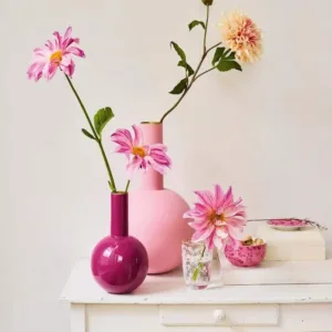 Βάζο μεταλλικό ροζ 33cm – Pip Studio