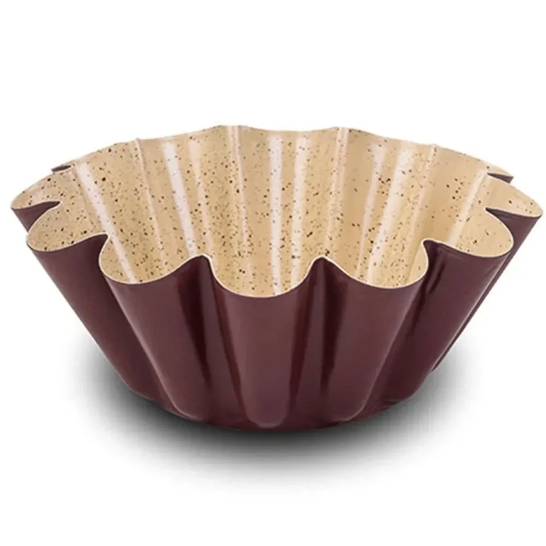 Φόρμα Κέικ Αντικολλητική Terrestrial 23cm Bordo-Beige Nava