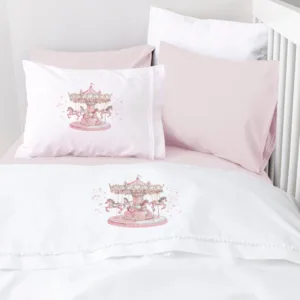 Borea Home Textiles – Σετ Σεντόνια Κούνιας Carousel