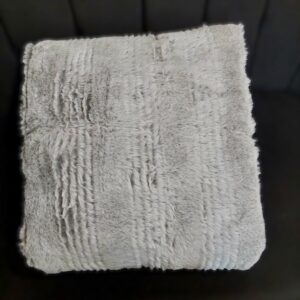 Κουβέρτα Γούνινη Υπέρδιπλη Γκρι