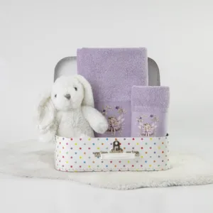 Borea Home Textiles Πετσέτες Σετ 2τμχ Bela – Λιλά Νεράιδα