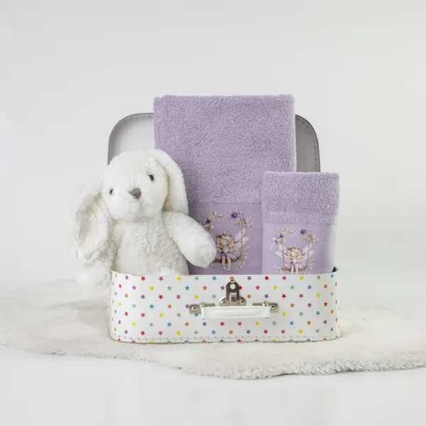 Borea Home Textiles Πετσέτες Σετ 2τμχ Bela – Λιλά Νεράιδα
