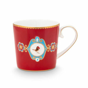 PiP Studio Love Birds Κούπα από Πορσελάνη Κόκκινη 150ml
