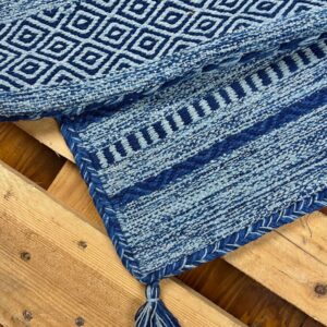 Χαλί Βαμβακερό Mykonos Blue – Koulis Carpets 120x180 cm