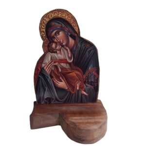 Εικονοστάσι με Παναγία & Χριστό 33x17cm