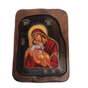 Ξύλινη Εκκλησιαστική Εικόνα Παναγίας 22x16cm