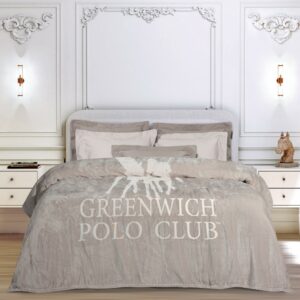 Greenwich Polo Club Μονή Κουβέρτα Fleece Taupe