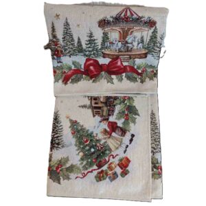 Χριστουγεννιάτικη Συλλογή Τραπέζοκαρε, Καρέ & Ράνερ Carousel