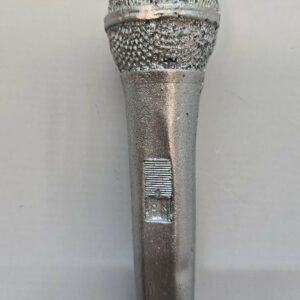 Πασχαλινή Λαμπάδα Μικρόφωνο Ασημί 20εκ