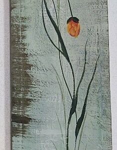 Ορθογώνιος Πίνακας με Παπαρούνα