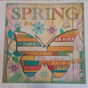 Πίνακας “Spring” 50x50x2,5cm