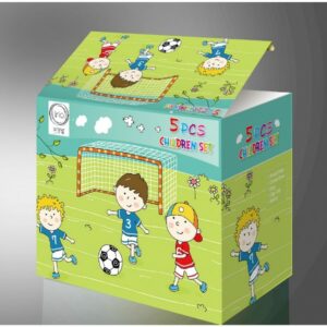 Σετ Παιδικού Φαγητού για Αγορια Ποδοσφαιρο 5 Τεμαχίων