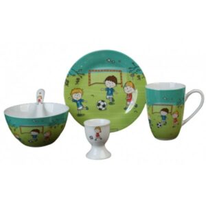Σετ Παιδικού Φαγητού για Αγορια Ποδοσφαιρο 5 Τεμαχίων