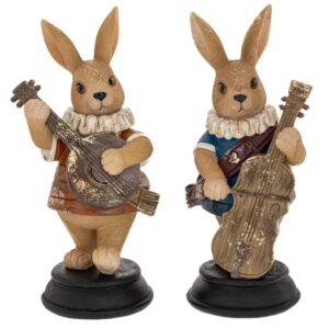Πολυρεζίν Πασχαλινοί Λαγοί με Μουσικά Όργανα