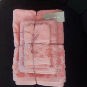 Nef-Nef Σετ Πετσέτες 3 Τεμαχίων Sierra Rose