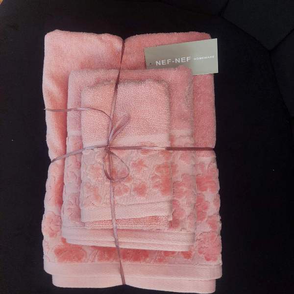 035263 Nef-Nef Σετ Πετσέτες 3 Τεμαχίων Sierra Rose