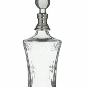 Γυάλινη Καράφα Σερβιρίσματος Ουίσκι 30εκ. με Πώμα Διάφανη