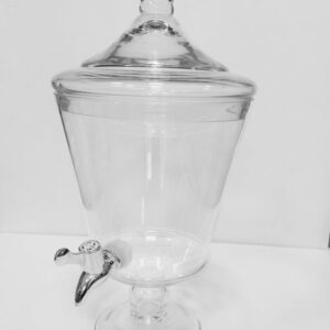 Γυάλινο Βάζο με Βρυσάκι 43x30cm – Διανομέας Ποτών