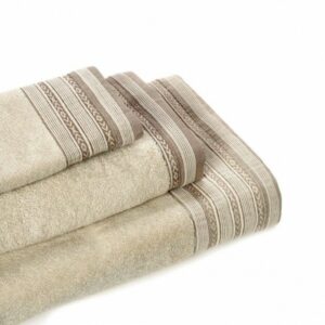 ΣΕΤ ΠΕΤΣΕΤΕΣ ΜΠΑΝΙΟΥ 3ΤΜΧ MENTOR ECRU