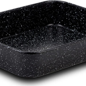 Nava Nature Ταψί Ορθογώνιο Αλουμινίου με Επίστρωση Πέτρας 24x26x8εκ