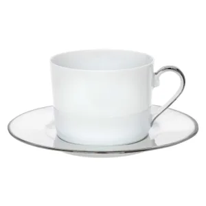 Φλυτζάνι Τσαγιού Elegance 24.001.16 P 250ml White-Platinum Cryspo Trio