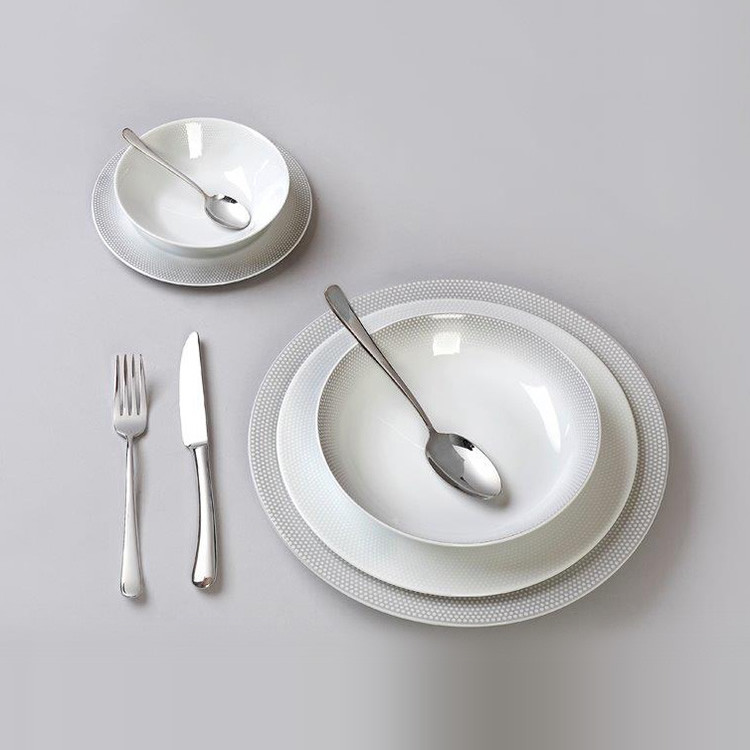 25.454.40 Cryspo Trio Σετ Πιάτα Φαγητού 20 Τεμ. Bonito Grey