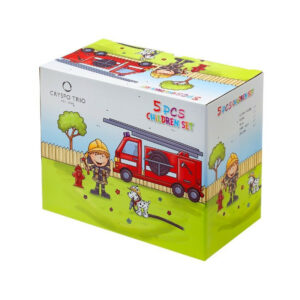 Cryspo Trio Παιδικό Σερβίτσιο Φαγητού Πορσελάνης Fireman Σετ 5 Τεμ. 28.0036.90