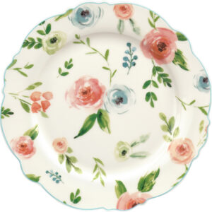 ryspo Trio Cryspo Trio Primavera Πιάτο Γλυκού Πορσελάνης Blue 21cm 6 Τεμ.