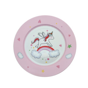Cryspo Trio Σετ Φαγητού Unicorn από Πορσελάνη Πολύχρωμο 6 Τεμ.