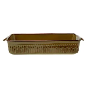 Cryspo Trio Πυρίμαχο Σκεύος Ορθογώνιο Cottage 36x23x7cm Brown 37.070.77