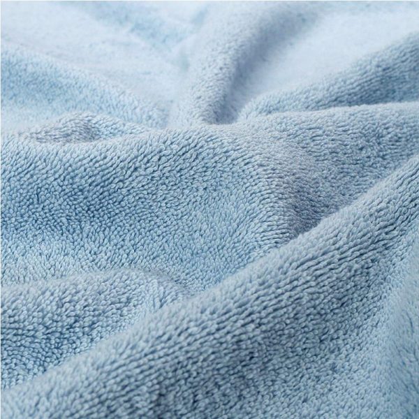 386046 Σετ Πετσέτες Προσώπου 3 Τεμ. 100% Βαμβακερές Γαλάζιες OEKO-TEX®