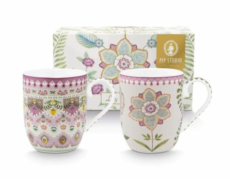 Pip Studio Σετ 2 Κούπες 145ml Lily & Lotus