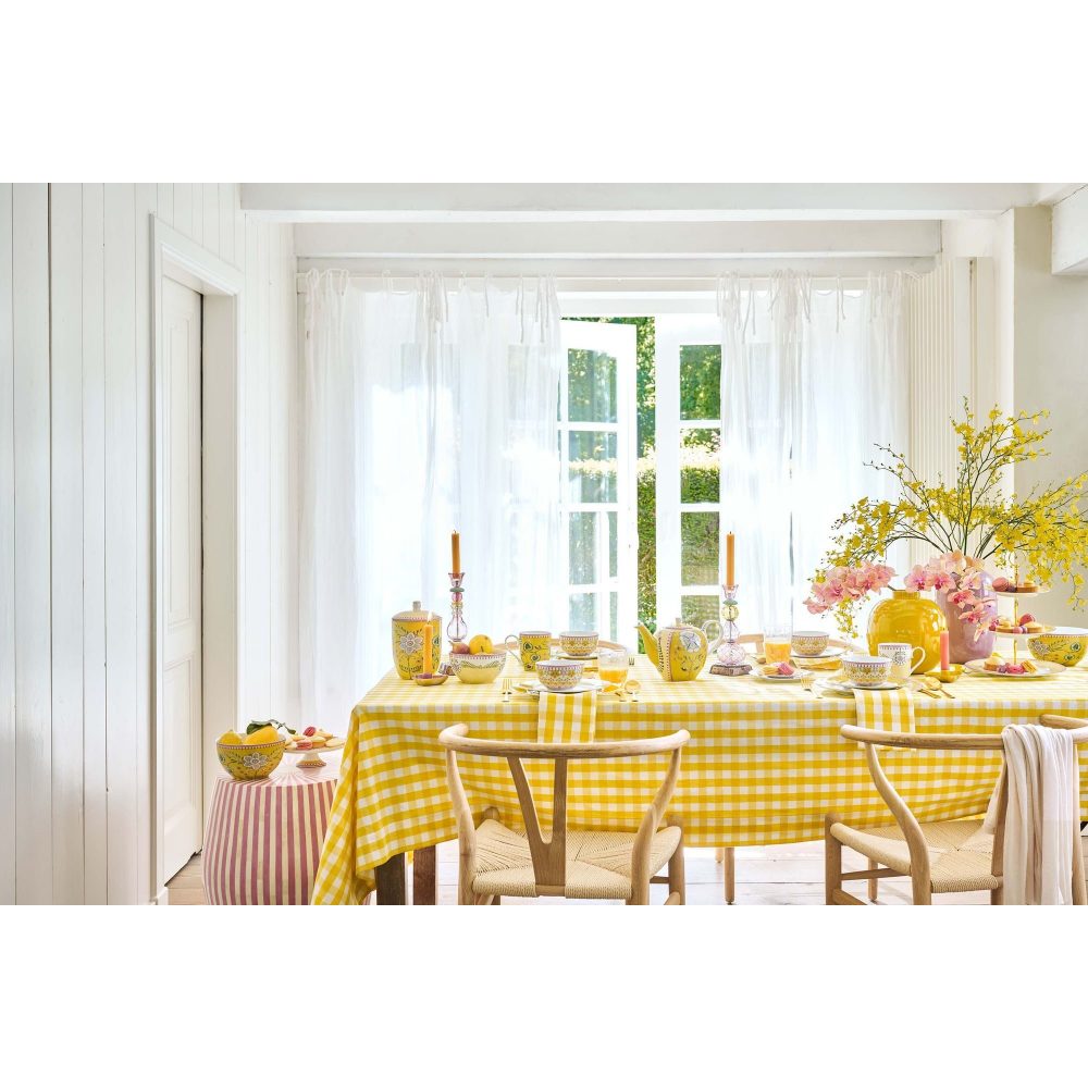 51002575 Pip Studio Πορσελάνινη Κούπα Lily & Lotus Yellow Large