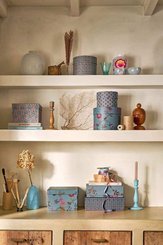 51102118 Pip Studio Μεταλλικό Βάζο 23cm Χακί-Μπεζ