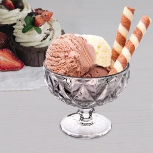 Cryspo Trio Σετ Μπωλ Παγωτού Kare Clear 31cl 6 Τεμ. 52.705.23