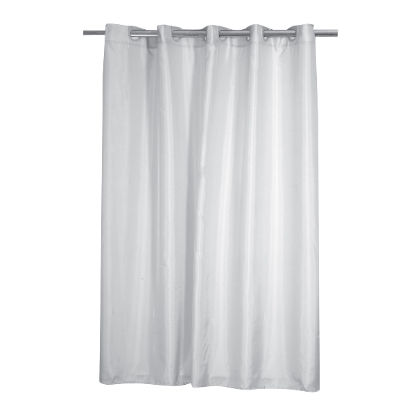 023859 Κουρτίνα Μπάνιου 180x200cm με Τρουκς Nef-Nef Homeware Shower White