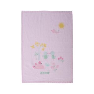 Κουβέρτα Πικέ Κούνιας 110x150cm Nef-Nef Homeware Baby Spring Happiness