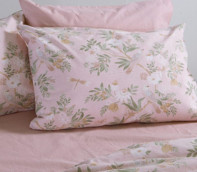 039719 Μαξιλαροθήκες Σετ 2τμχ Dreamel 52x72 Nef-Nef Homeware Pink