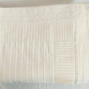 Ριχτάρι Βαμβακερό Λευκό με Σχέδιο 180x320cm