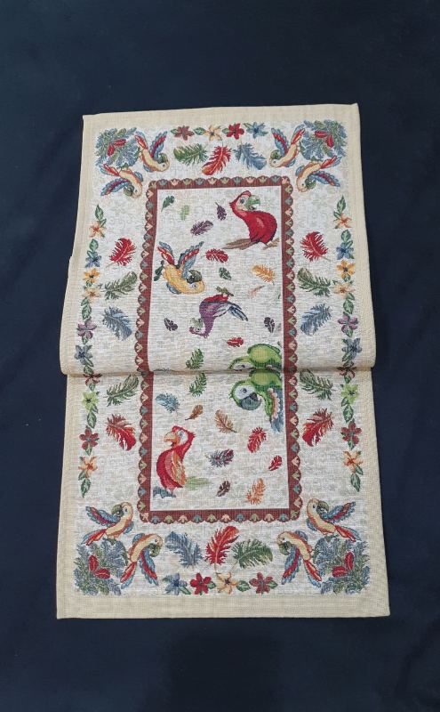 100-245 Ράνερ Τραπεζιού Παπαγάλοι 40x100cm